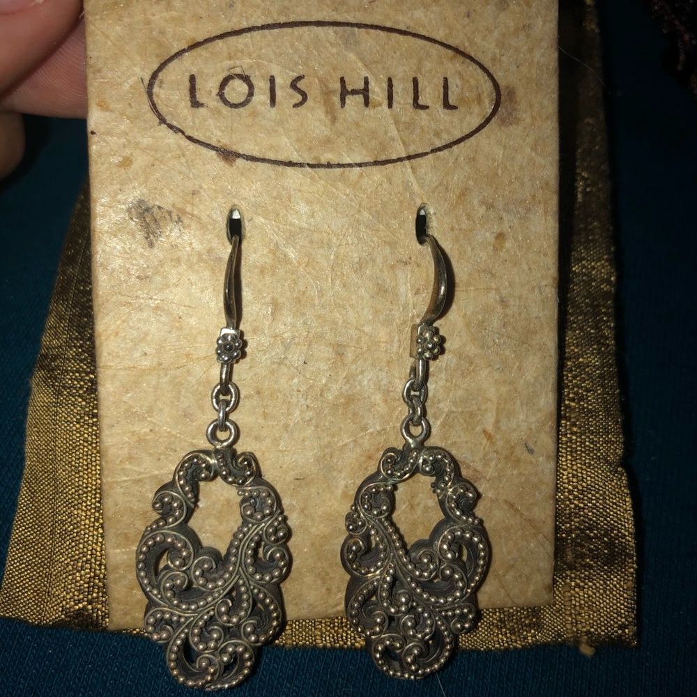 Lois hill sterling silver precious metal earrings